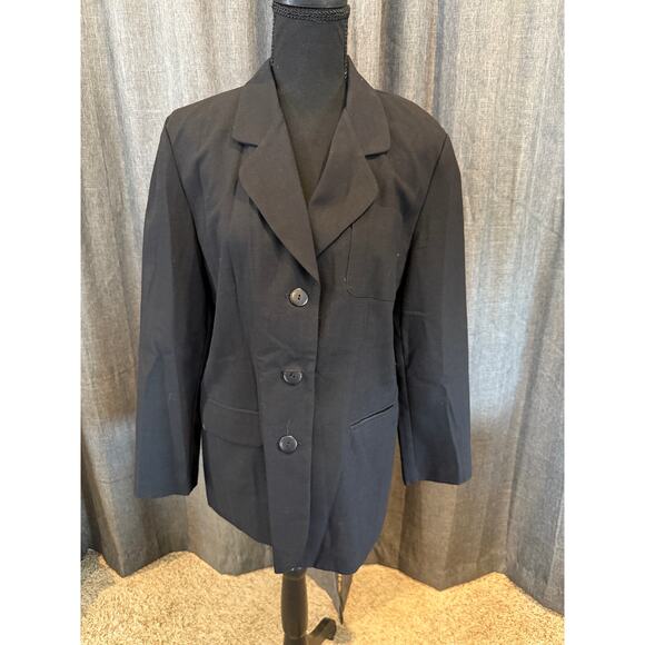Norton McNaughton Petite Black Blazer - Picture 1 of 4